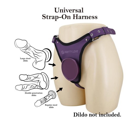 Caludio III Arnés Universal Púrpura