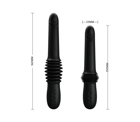 Pazuzu Vibrador con Thrusting USB Silicona