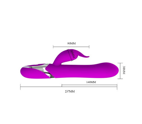 Vibrador Neil Funcion Inflable 23.7 cm
