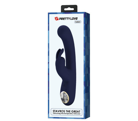 Lamar Vibrador Punto-G Azul Oscuro