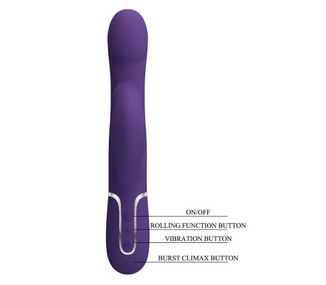Zalin Rolling Vibrador con Bolas Rotatorias USB