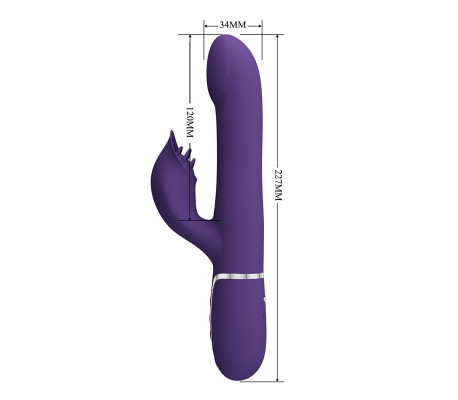 Zalin Rolling Vibrador con Bolas Rotatorias USB