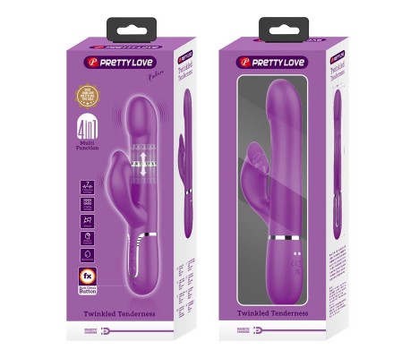 Zalin Vibrador con Bolas Rotatorias y Lengua