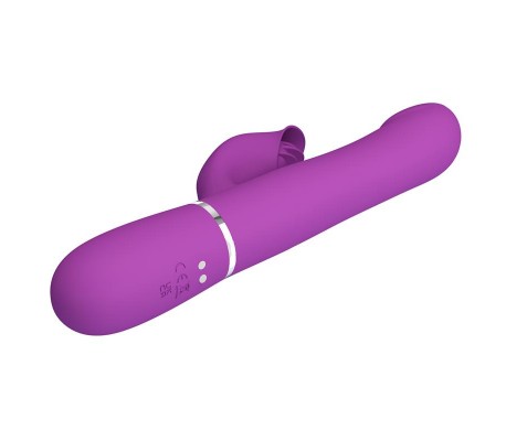 Zalin Vibrador con Bolas Rotatorias y Lengua