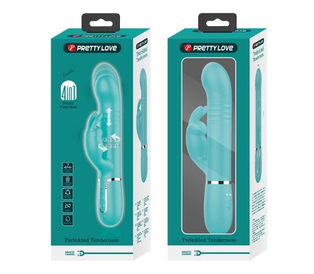 Coale Vibrador con Bolas Rotatorias y Up and Down USB