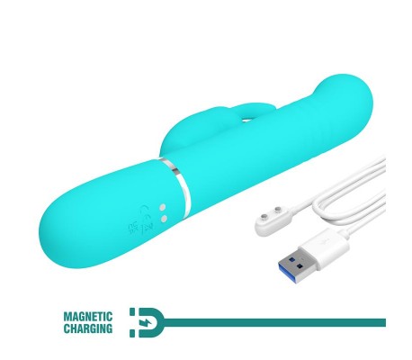 Coale Vibrador con Bolas Rotatorias y Up and Down USB