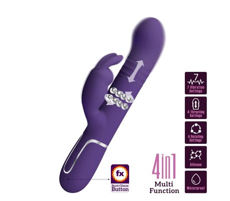 Coale Vibrador con Thursting y Bolas Rotatorias