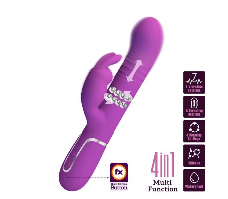 Coale Vibrador con Bolas Rotatorias y Up and Down