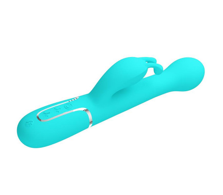 Vibrador con Thrusting y Bolas Rotatorias Dejon Azul