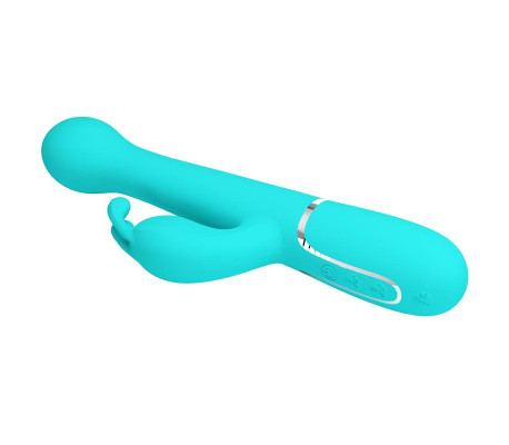 Vibrador con Thrusting y Bolas Rotatorias Dejon Azul