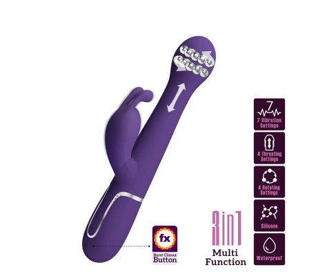Dejon Vibrador con Thursting y Rotación Twinkled