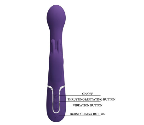 Dejon Vibrador con Thursting y Rotación Twinkled