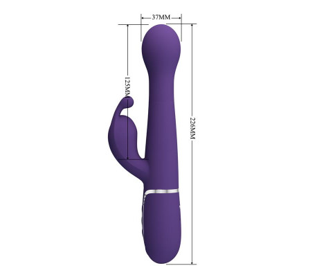 Dejon Vibrador con Thursting y Rotación Twinkled