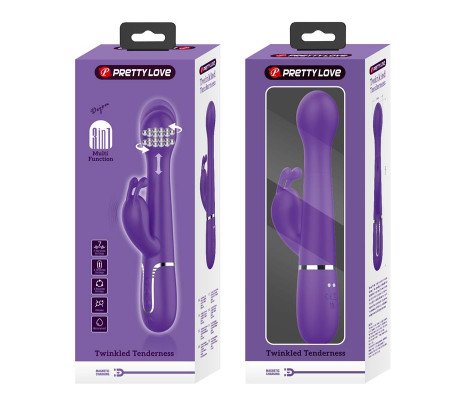 Dejon Vibrador con Thursting y Rotación Twinkled