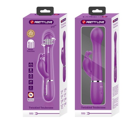 Dejon Vibrador con Thrusting y Rotación Twinkled