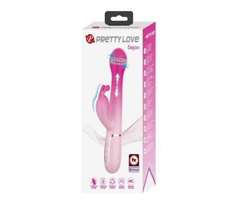 Dejon Vibrador con Thrusting y Bolas Rotatorias