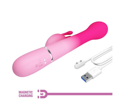 Dejon Vibrador con Thrusting y Bolas Rotatorias