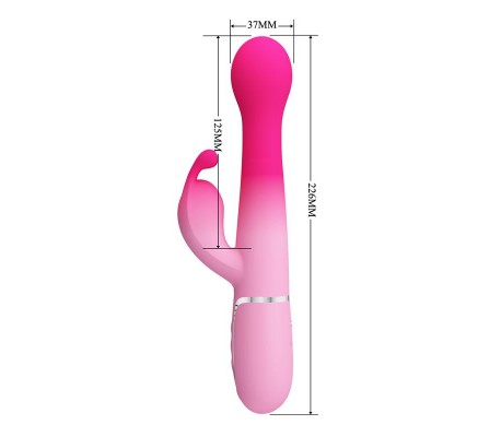Dejon Vibrador con Thrusting y Bolas Rotatorias