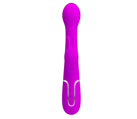 Vibrador con Thrusting y Bolas Rotatorias Dejon Rosa