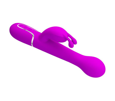 Vibrador con Thrusting y Bolas Rotatorias Dejon Rosa
