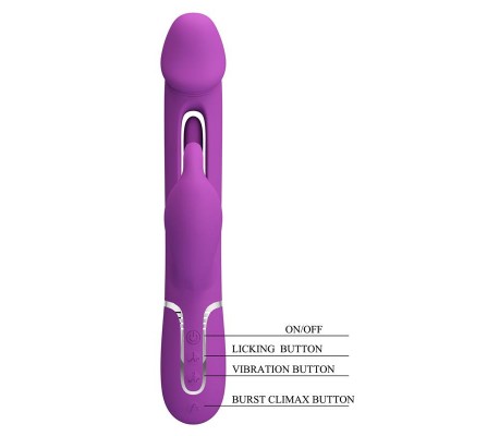 Kampas Vibrador con Lengua Lila