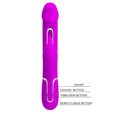 Vibrador con Lengua Kampas Rosa