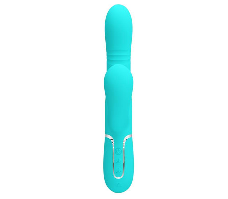 Mariana Vibrador 4 en 1 Silicona Turquesa