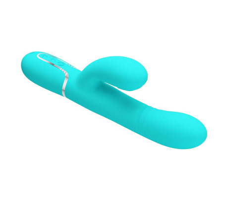 Mariana Vibrador 4 en 1 Silicona Turquesa