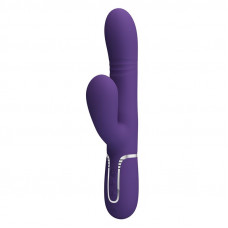 Mariana Vibrador 4 en 1 Silicona Morado