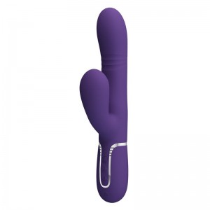 Mariana Vibrador 4 en 1 Silicona Morado