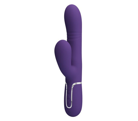 Mariana Vibrador 4 en 1 Silicona Morado