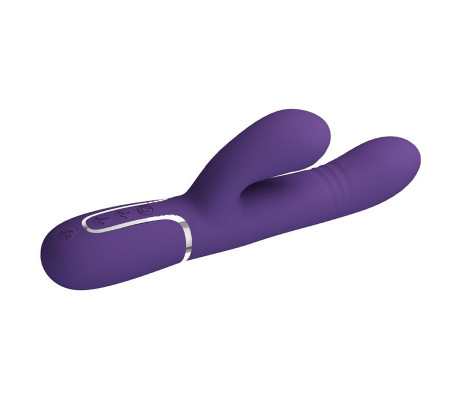 Mariana Vibrador 4 en 1 Silicona Morado