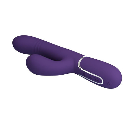 Mariana Vibrador 4 en 1 Silicona Morado