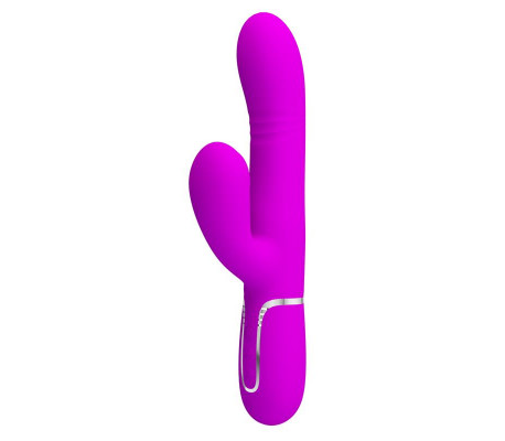 Mariana Vibrador 4en1 Silicona Fucsia