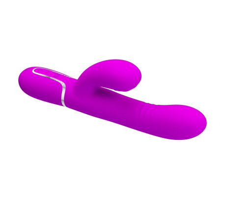 Mariana Vibrador 4en1 Silicona Fucsia