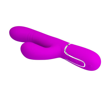 Mariana Vibrador 4en1 Silicona Fucsia