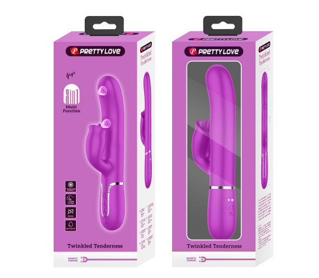 Gigi Vibrador con Licking y Thumping Fucsia