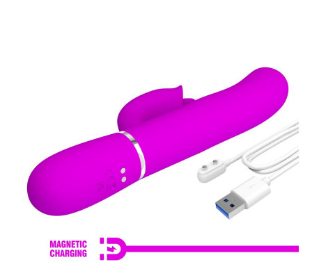 Gigi Vibrador con Licking y Thumping Fucsia