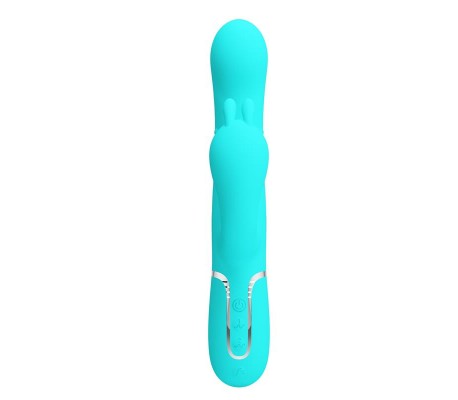 Cammy Vibrador con Bolas Rotadoras y Cadena Anal