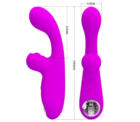 Skylar Conejito Vibrador y Thumping Fucsia