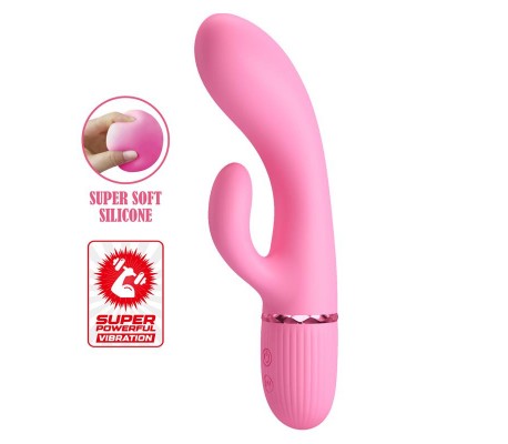 Marski Vibrador con Rabbit Punto G Rosa
