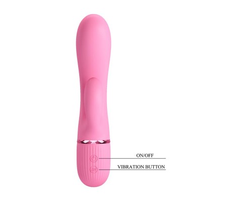 Marski Vibrador con Rabbit Punto G Rosa
