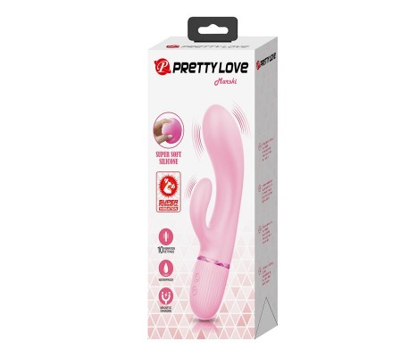 Marski Vibrador con Rabbit Punto G Rosa