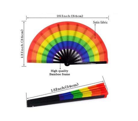 Abanico LGBT XXL