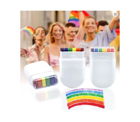 Pintacaras de Crayones LGBT