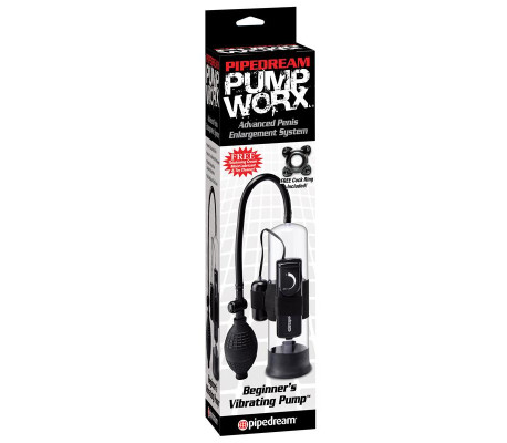 Pump Worx Succionador Vibrador para Principiantes Color Negro