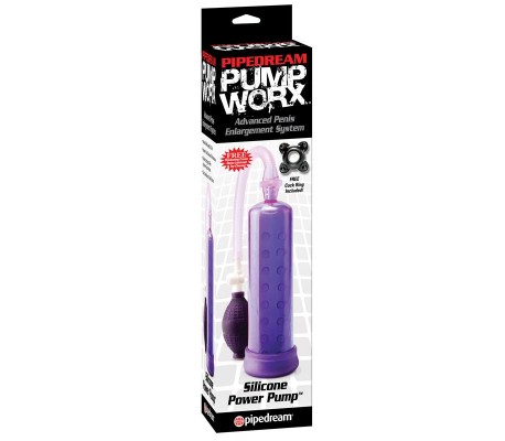 Pump Worx Succionador de Silicona Color Púrpura
