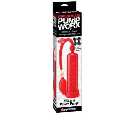 Pump Worx Succionador de Silicona Color Rojo