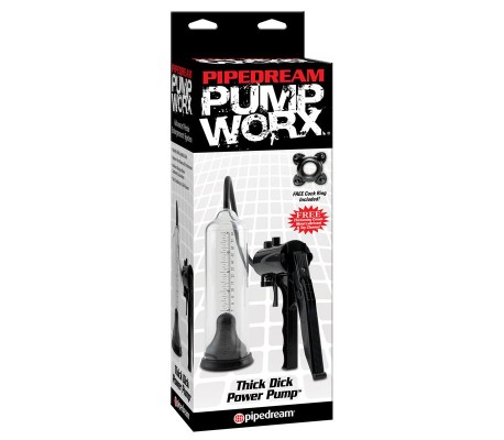 Pump Worx Succionador Thick Dick Color Negro