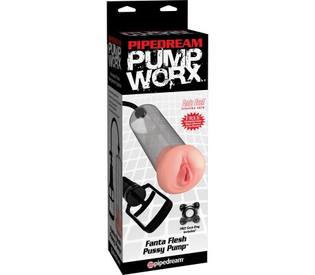 Pump Worx Succionadory Vagina Fanta Flesh